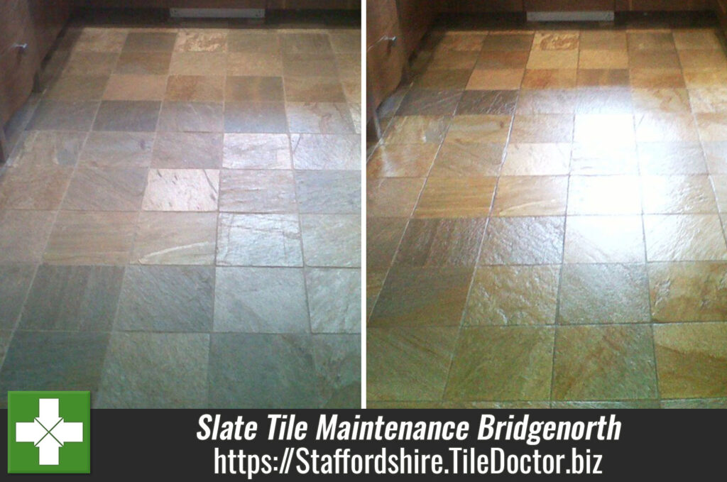 Slate tile maintained in Bridgenorth