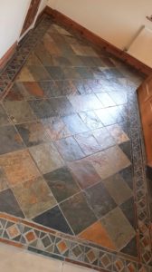 Slate Tiled Kitchen Barnsley After Cleaning