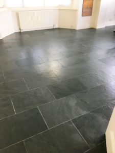 Slate Tiled Floor Oxted After Renovation