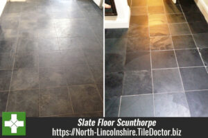 Slate Kitchen Floor Renovation Scunthorpe